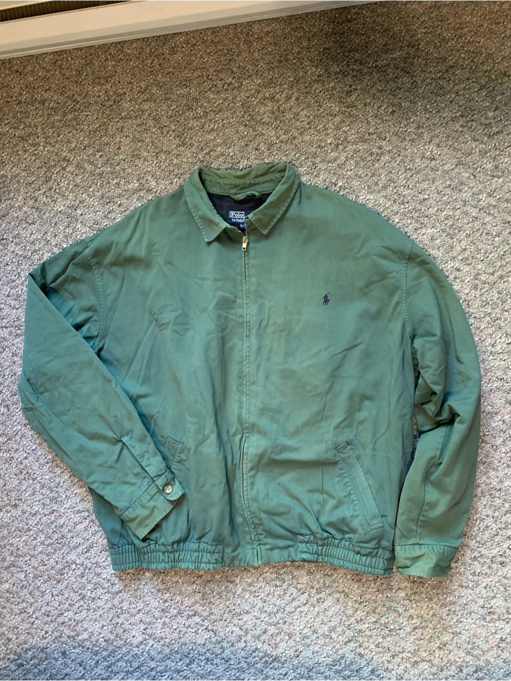 Polo by Ralph Lauren Green Harrington Zip Jacket